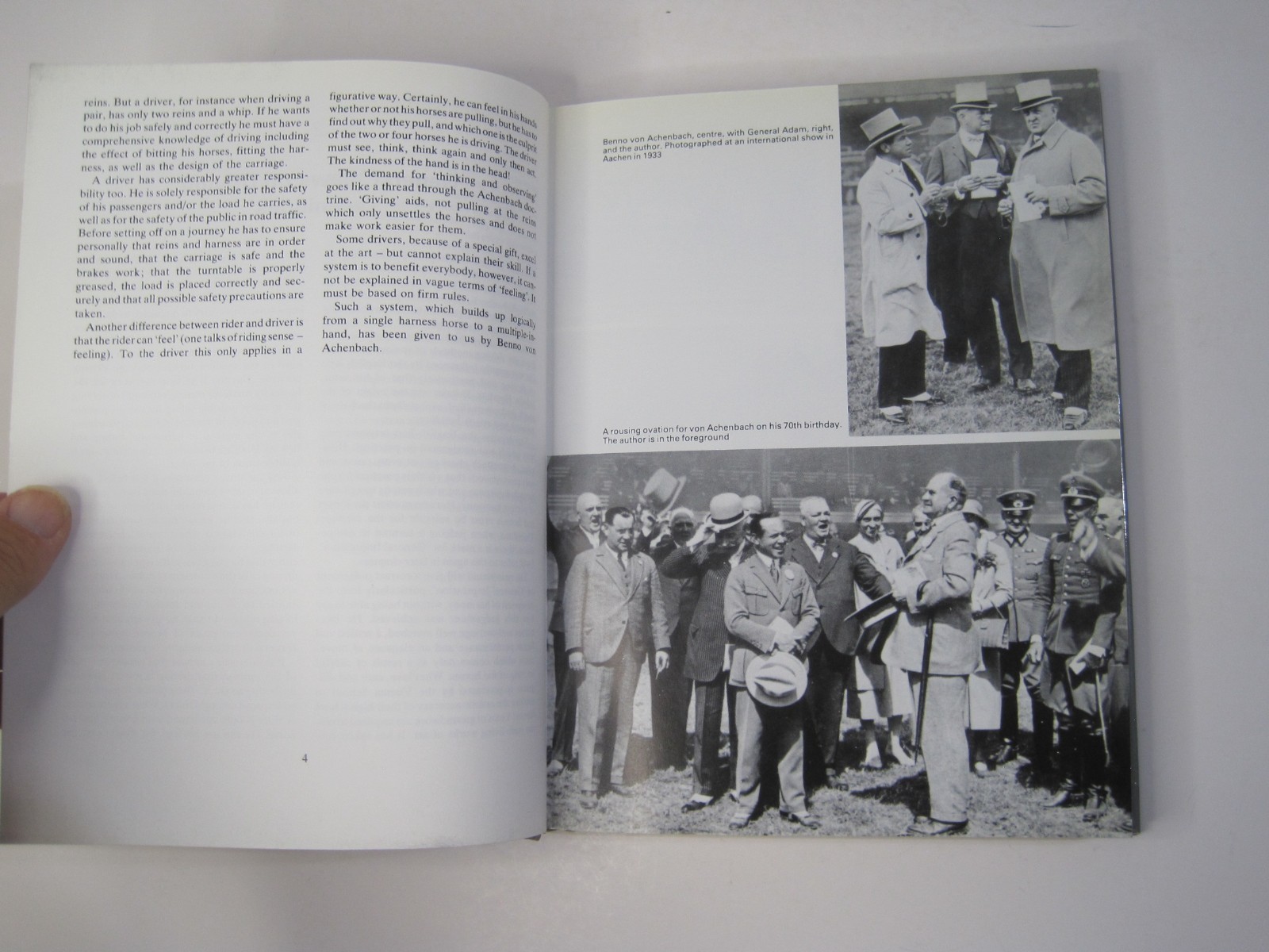 The Art of Driving by Max Pape – HC 1988 – Driving of Horse-Drawn Vehicles