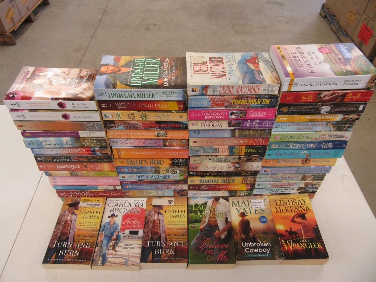 HUGE Lot (61) COWBOY WESTERN ROMANCE Books MAISEY YATES CAROLYN BROWN RC RYAN