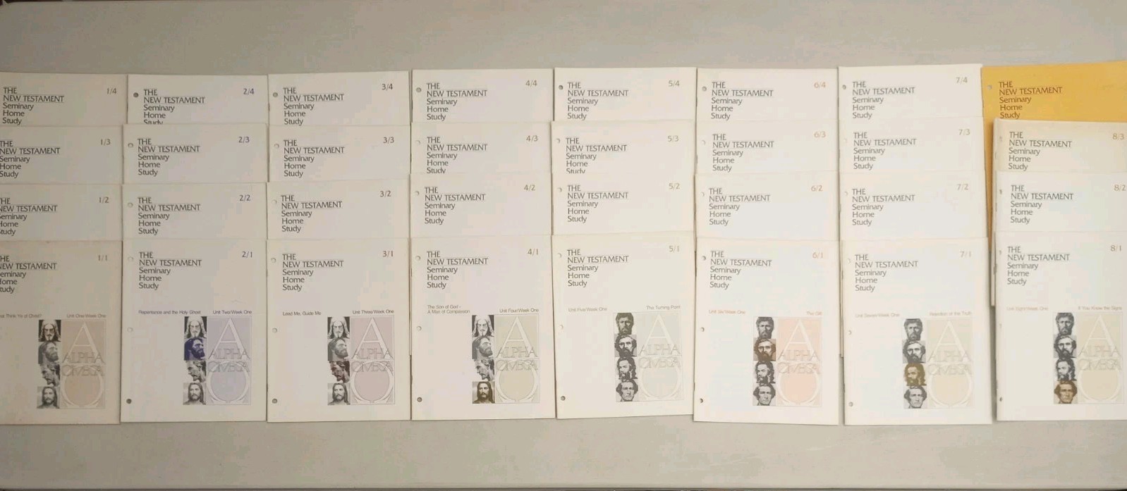 SEMINARY HOME STUDY New Testament Study Guide ANSWERS HANDOUTS & TESTS Vtg LDS