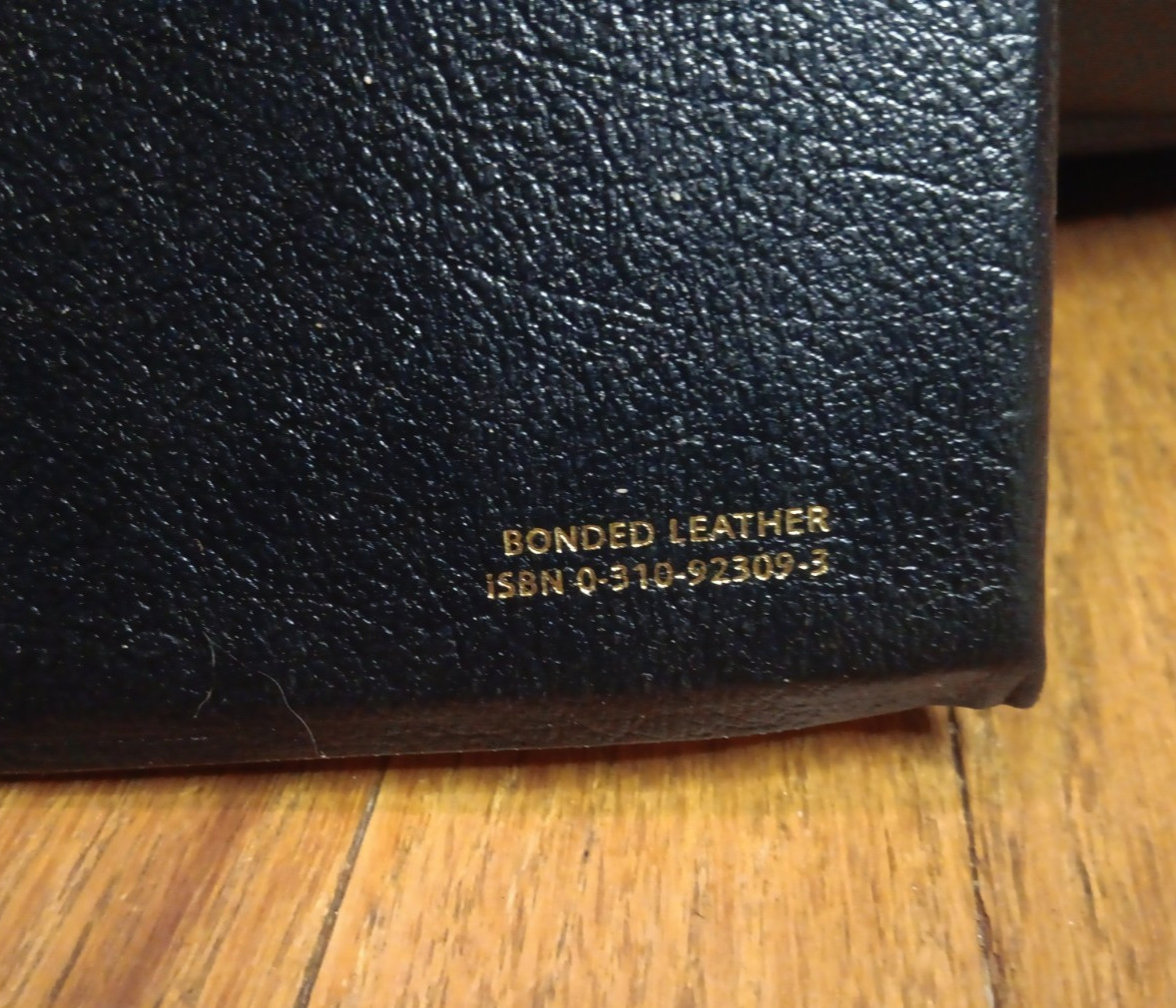 NIV Study Bible Zondervan Black Leather Vintage 2002 Great Condition vtg