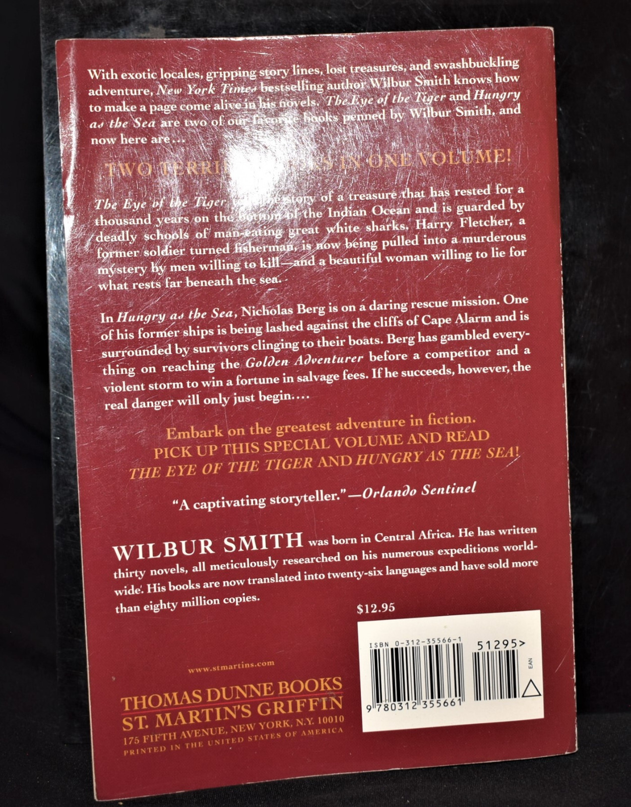 Eye of the Tiger/Hungry as the Sea (c 2005) ~ pages 704 [2 bks in 1] ~ Pb