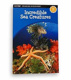 Bendon Reading Discovery Book Level 2 – Incredible Sea Creatures – – Toy – Good