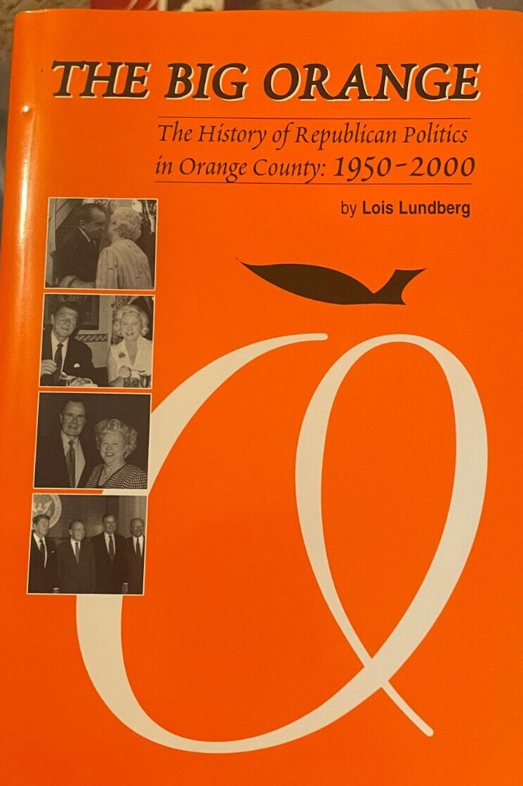 THE BIG ORANGE by Lois Lundberg (2001, Hardcover with Dust Jacket Signed