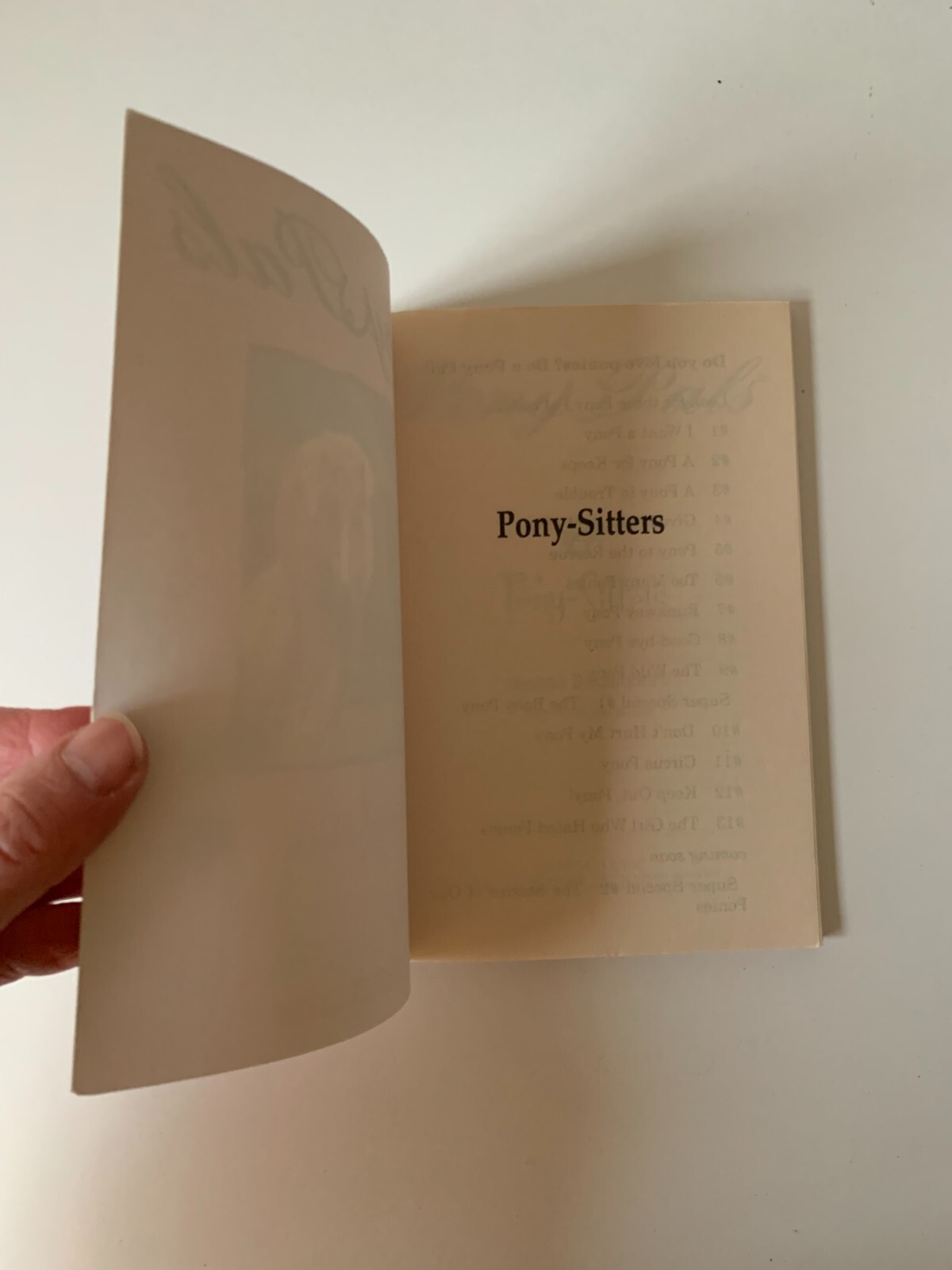 JEANNE BETANCOURT Pony-Sitters PONY PALS 14 Children’s Horse Book
