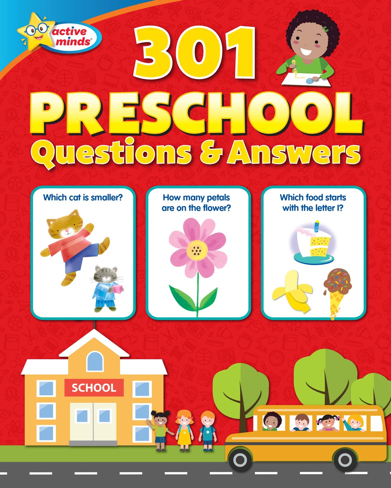 Active Minds – Preschool 301 Questions & Answers Workbook – Language Arts, M…
