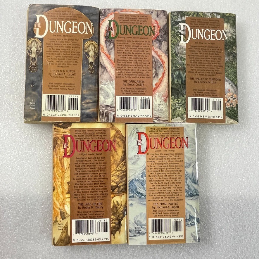 The Dungeon by Philip Jose Farmer – Volumes 1 2 3 4 6 – Bantam Spectra MM TPB Lo