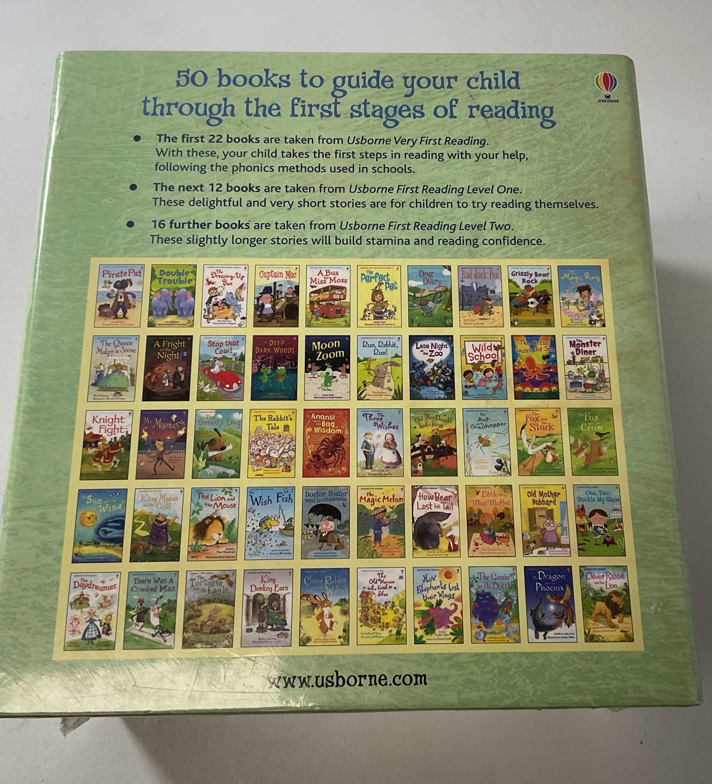My First Reading Library Usborne – 50 Book Box Set – BRAND NEW SEALED