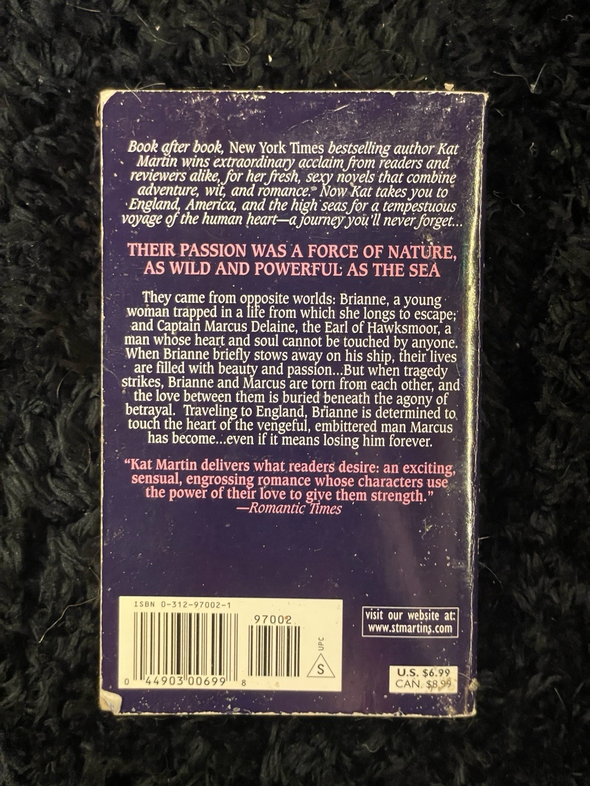 Night Secrets by Kat Martin – Paperback 1999 – 218