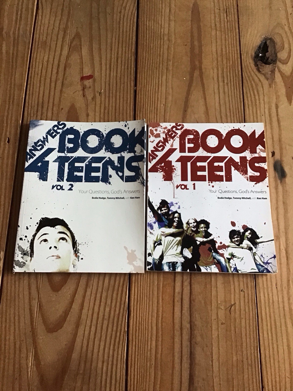 Answers Book for Teens by Bodie Hodge, Ken Ham and Tommy Mitchell Book 1 & 2