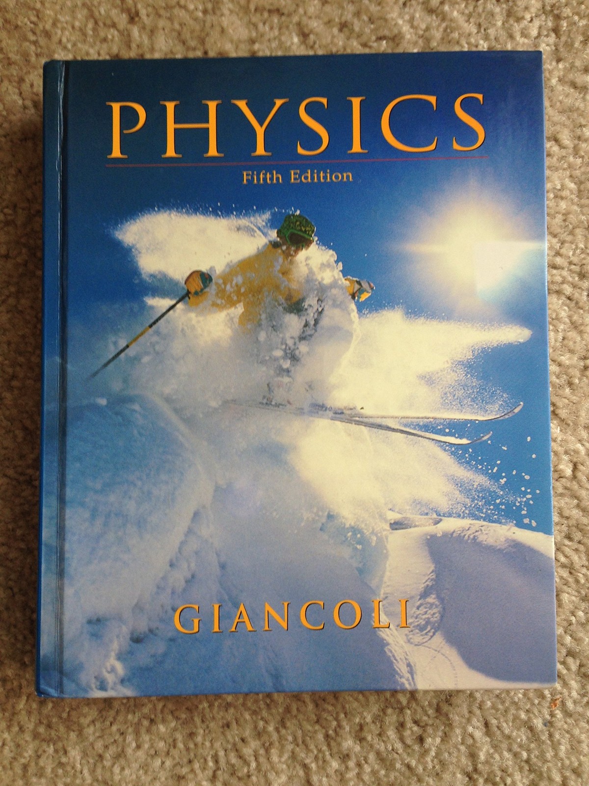 Physics: Principles with Applications (5th Edition) – hardcover Giancoli, Do…