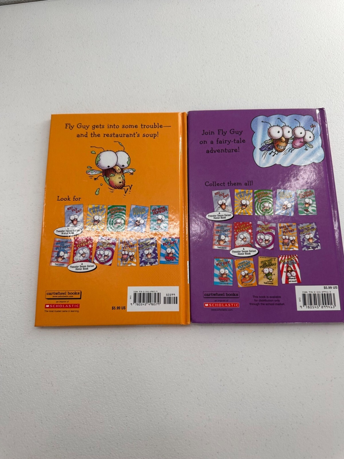 Tedd Arnold Fly Guy Hardcover Books “Prince Fly Guy” & Book bundle Soup
