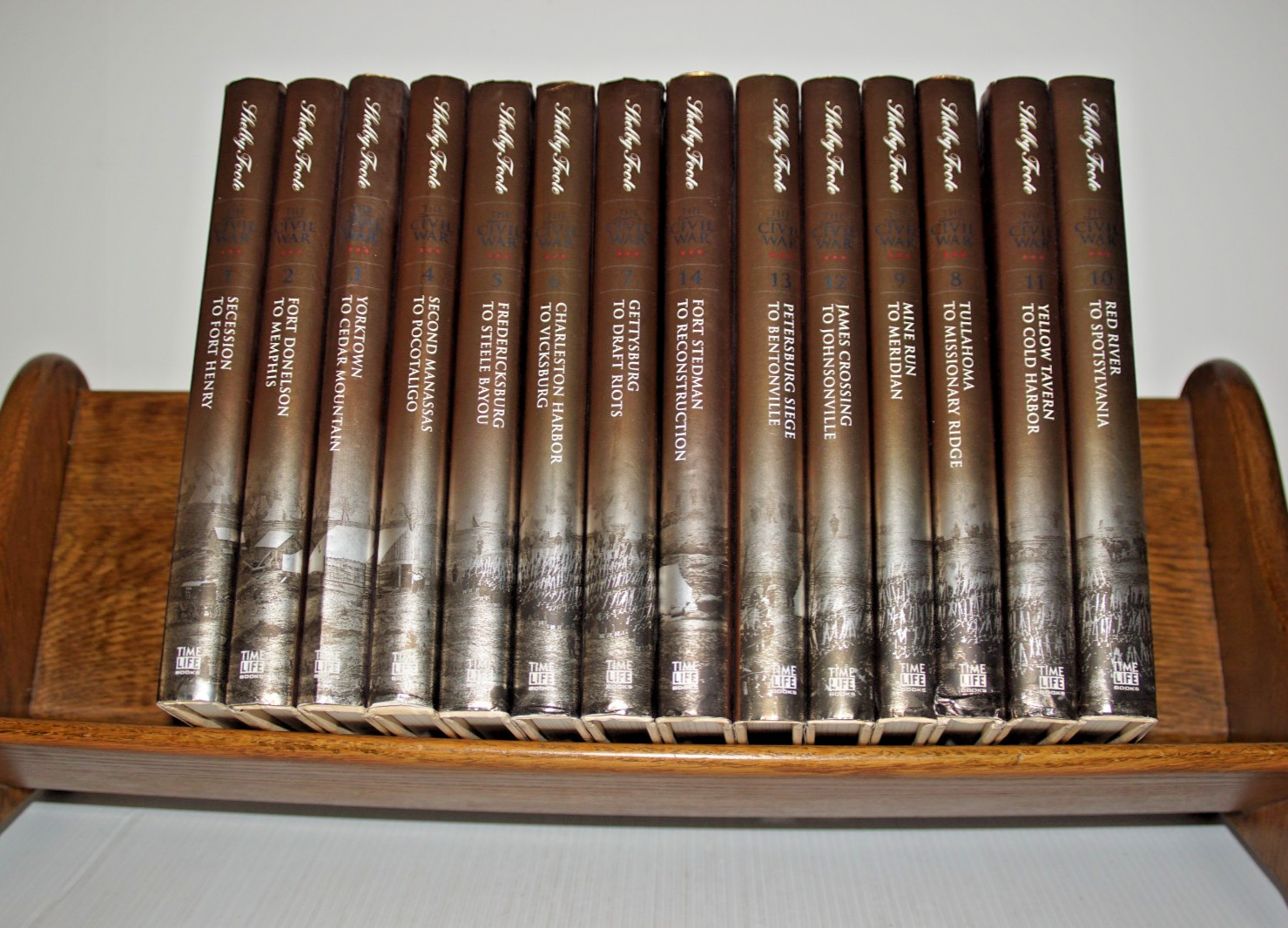 Shelby Foote THE CIVIL WAR 40th Anniversary Ed. Time-Life 14 Vols Complete Set