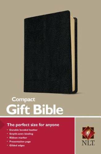 Compact Gift Bible NLT – Bonded Leather By Tyndale – GOOD