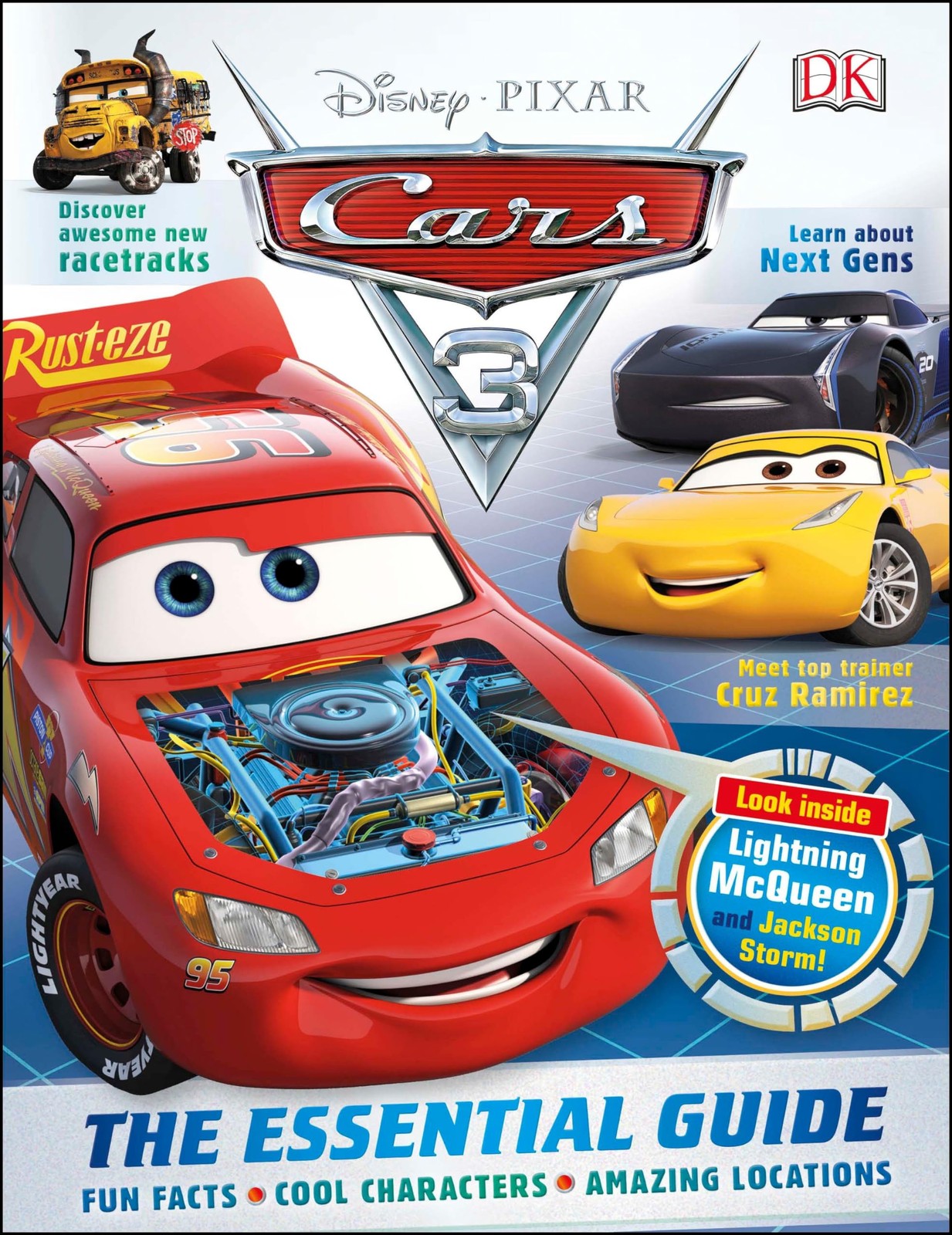 Disney Pixar Cars 3: The Essential Guide DK hardcover Good