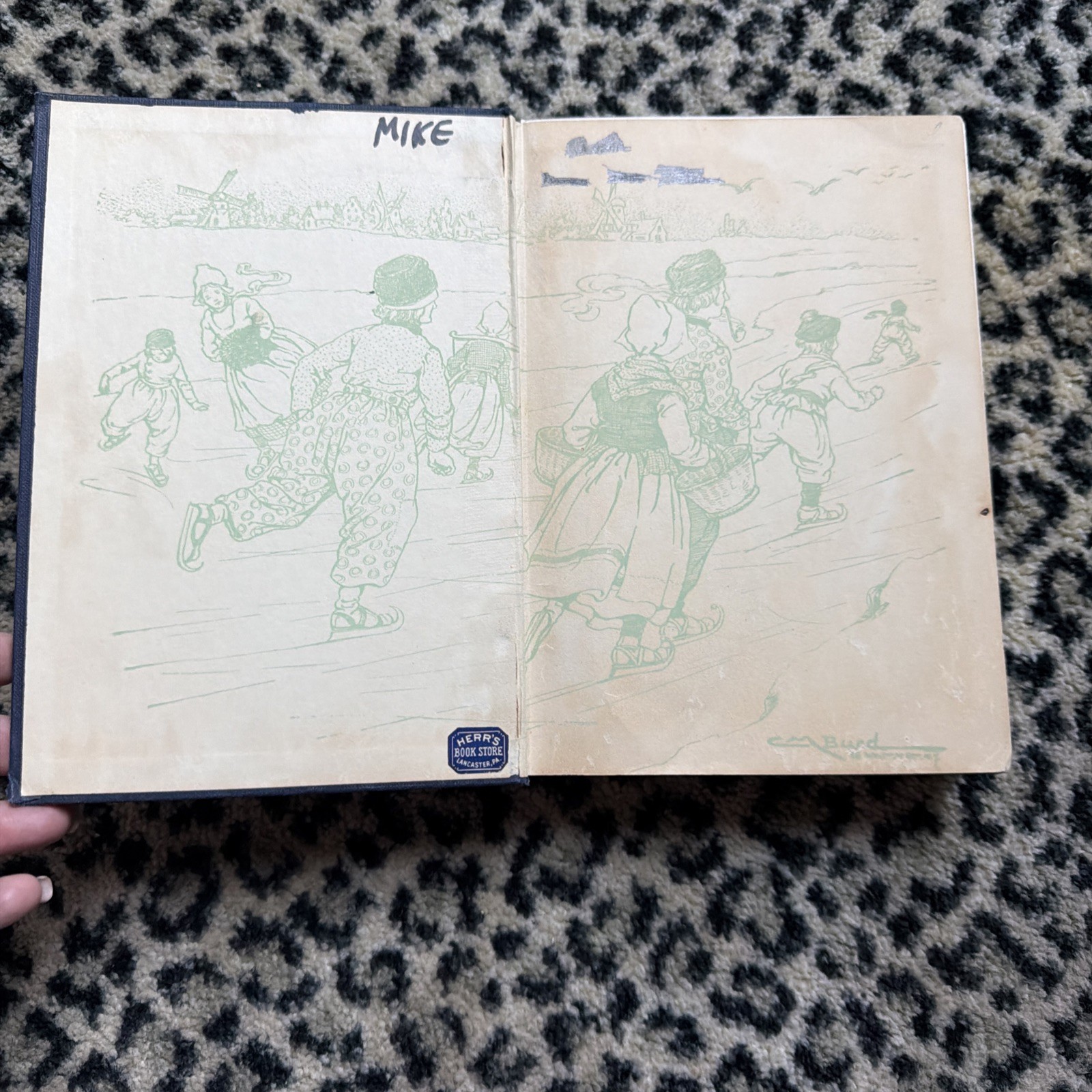 Mary Mapes Dodge Hans Brinker or the Silver Skates 1925 Antique hardcover