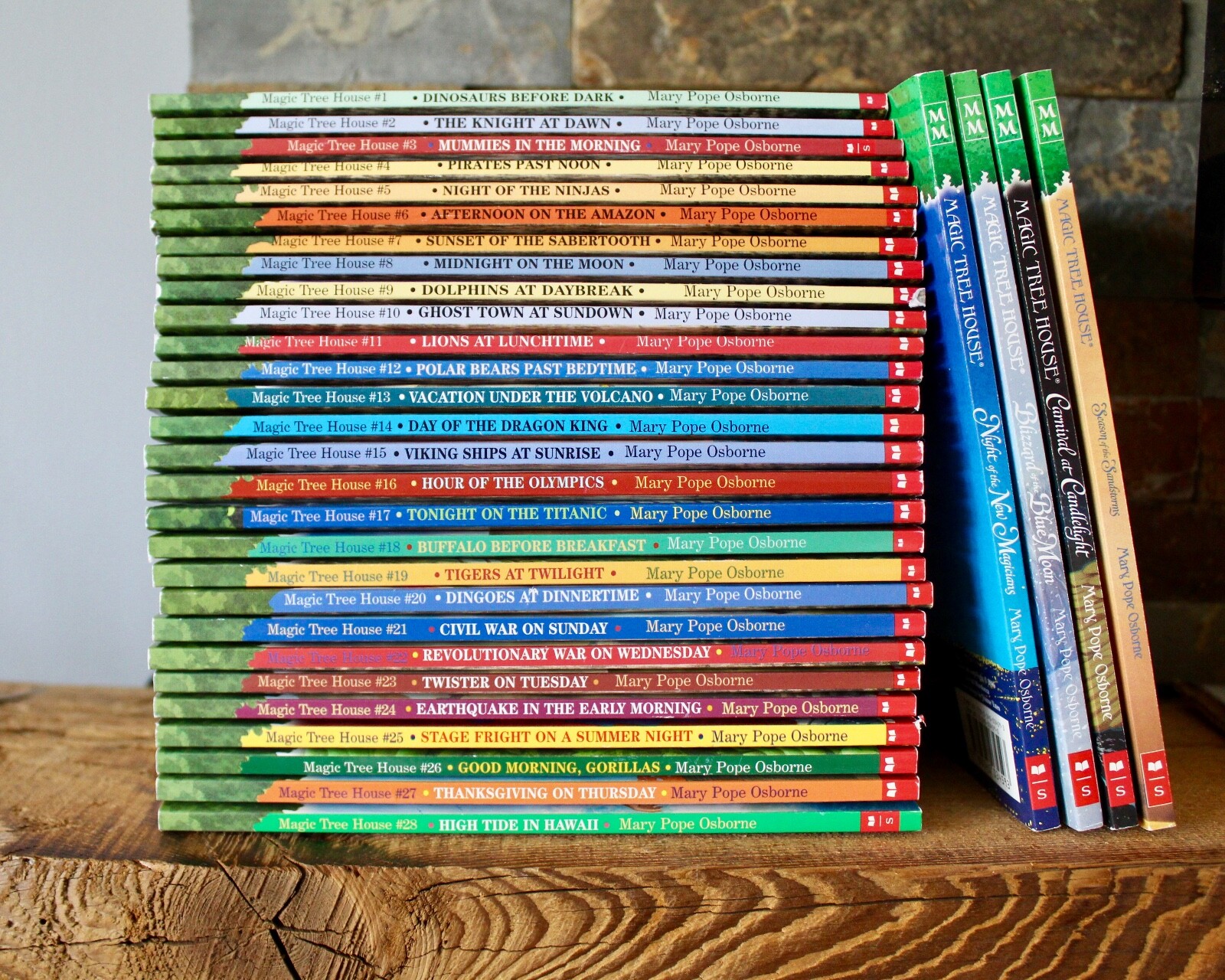 Magic Tree House Series #1-28 + 4 Extra Merlin Mission Books Mary Osborne