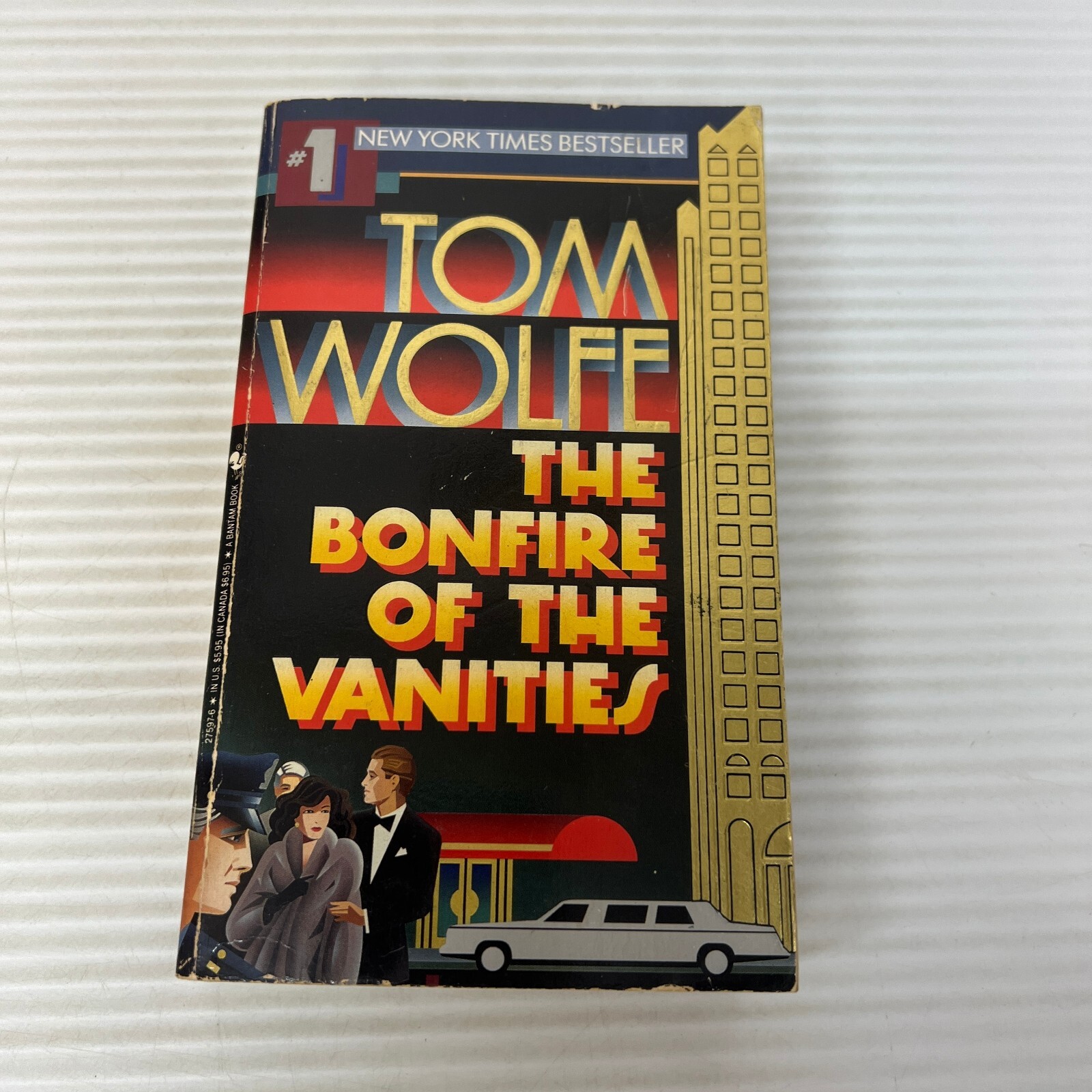 The Bonfire Of The Vanities Mystery Paperback Book Tom Wolfe Bantam Books 1988