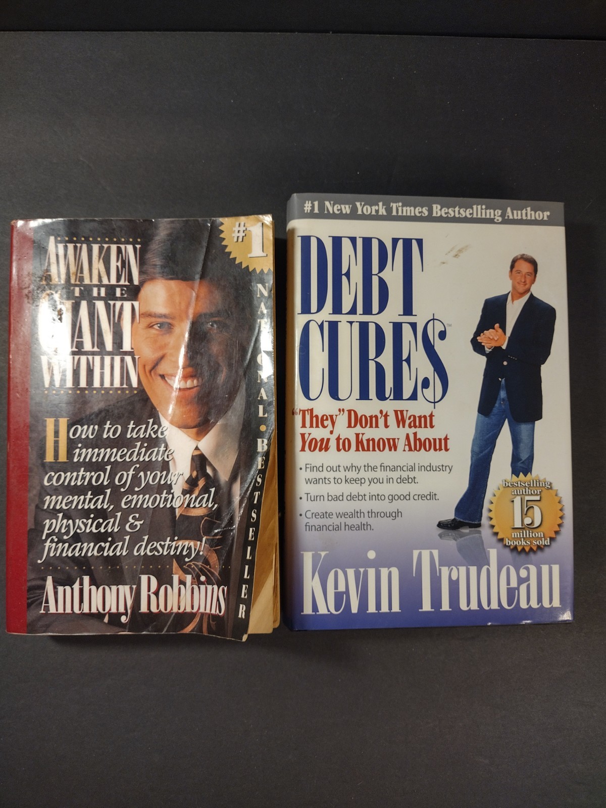 Awaken The Giant Within Anthony Robbins Paperback Book Book Lot