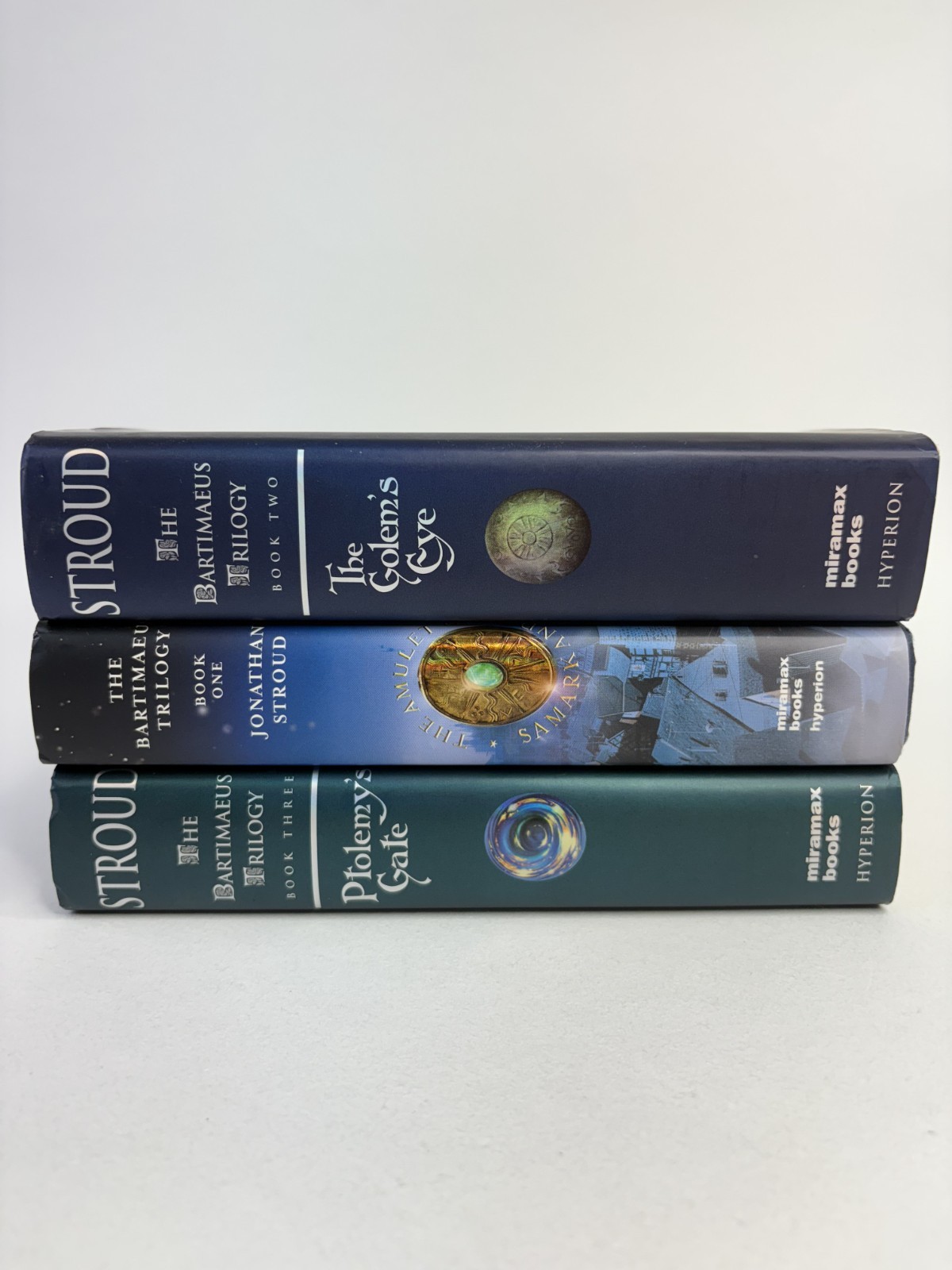 The Bartimaeus Trilogy by Jonathan Stroud SET Hardcover Book