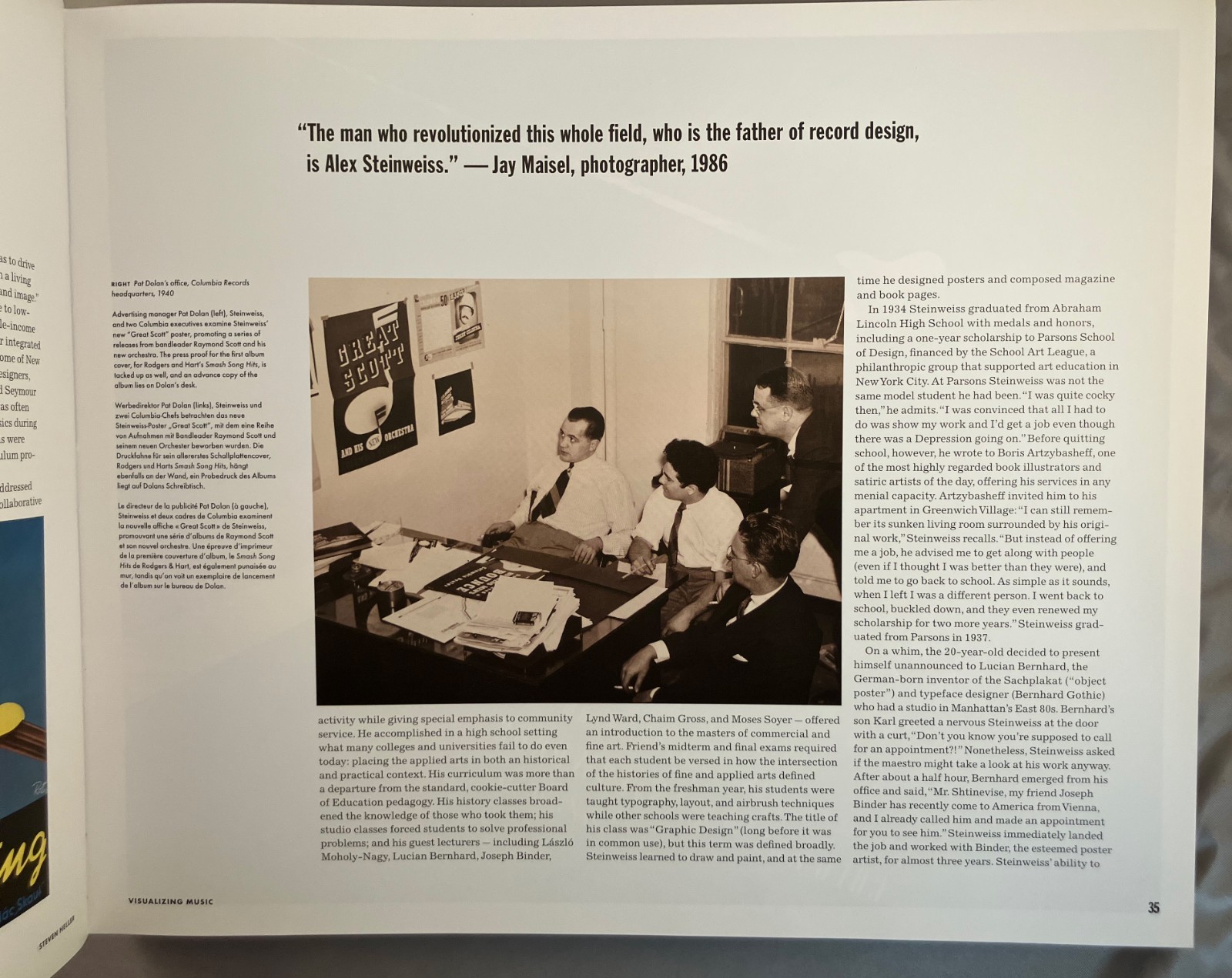 Alex Steinweiss: The Inventor of the Modern Album Cover (Ex Lib)