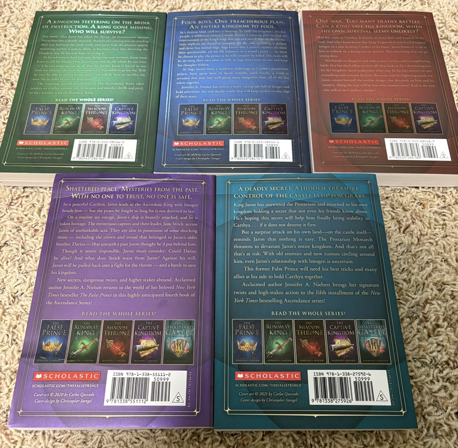 The Ascendance Series 5 Books Set (Paperback)