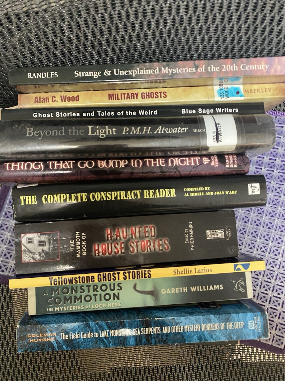 UFOs, Aliens, Paranormal, Psychics, Monsters, Hauntings, Etc Book Lot Assorted