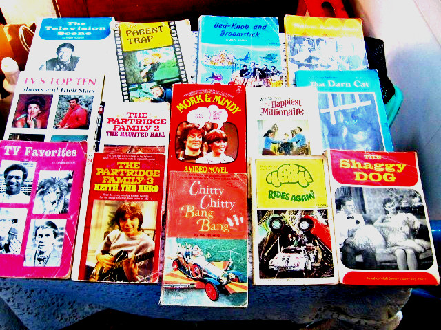 LOT/14 ASSORTED 1960-70s TV SHOW FAVORITES-DISNEY MOTION PICTURE PAPERBACK BOOKS