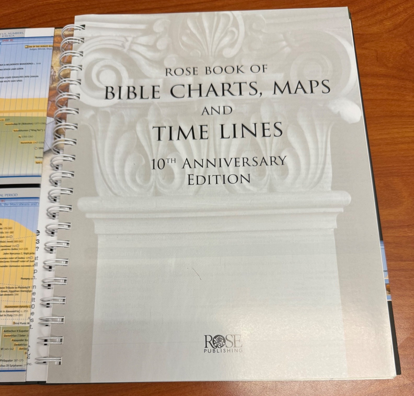 Rose Book of Bible Charts, Maps, and Time Lines 10th Anniversary Spiral HC 2015