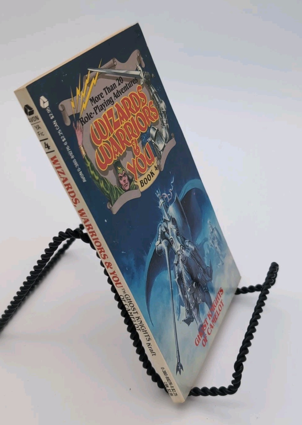 Ghost Nights of Camelot Wizards Warriors & You Series Book 4 Vintage 1980s 1st