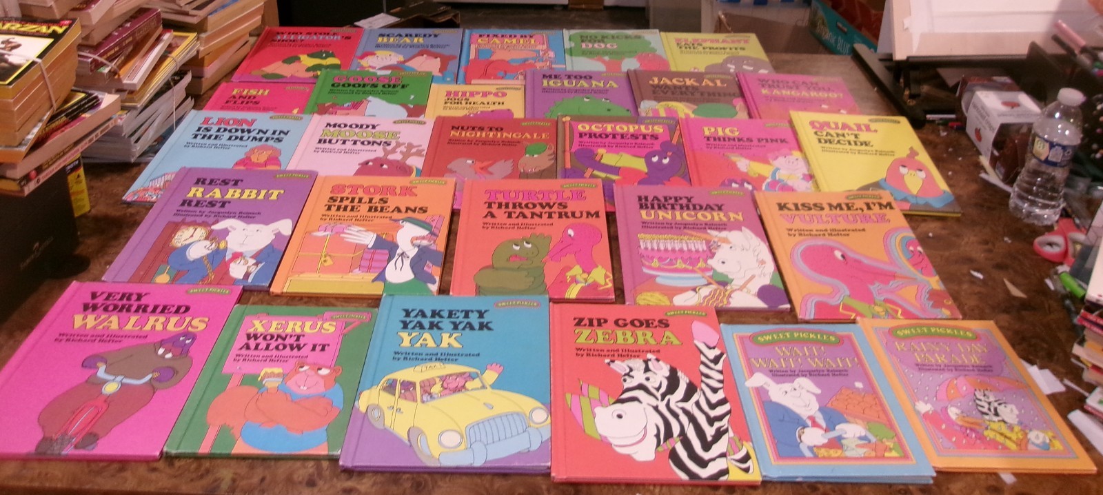 28 Hardcover Sweet Pickles Books Complete Set 1-26 & 2 Specials Reinach & Hefter