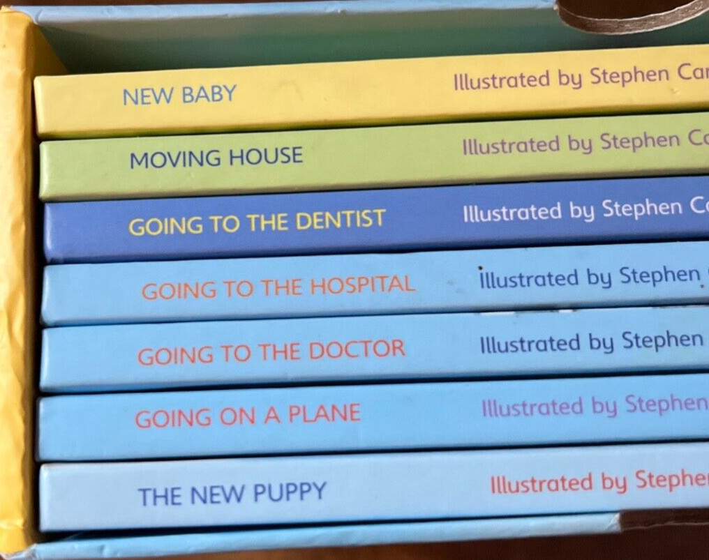 The Usborne First Experiences Collection Box 7 Books (1 missing) HB Good HM87