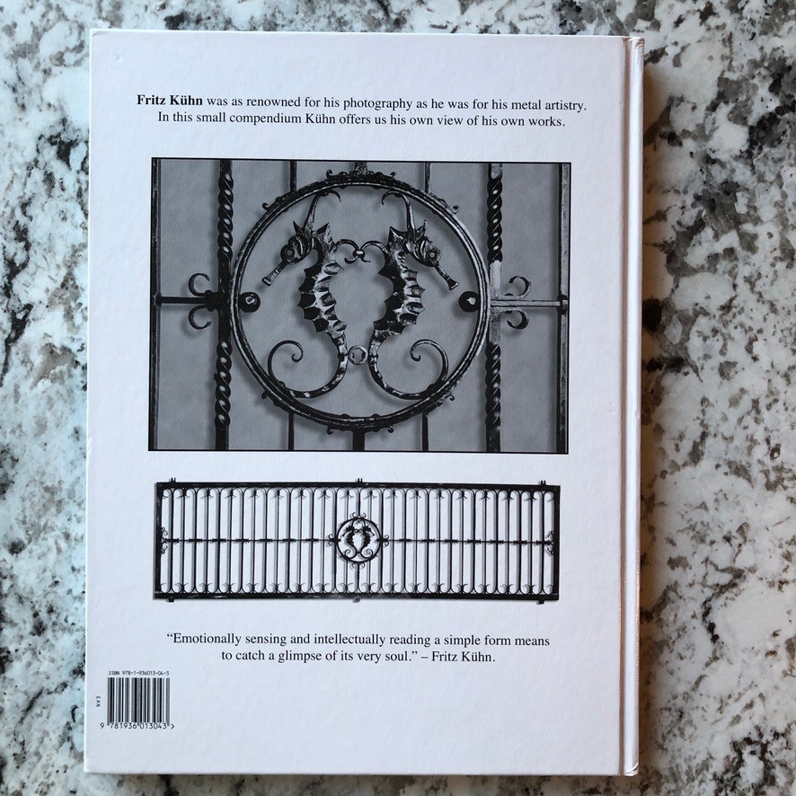 Like New Hardcover 2010 “Wrought Iron” by Fritz Kuhn