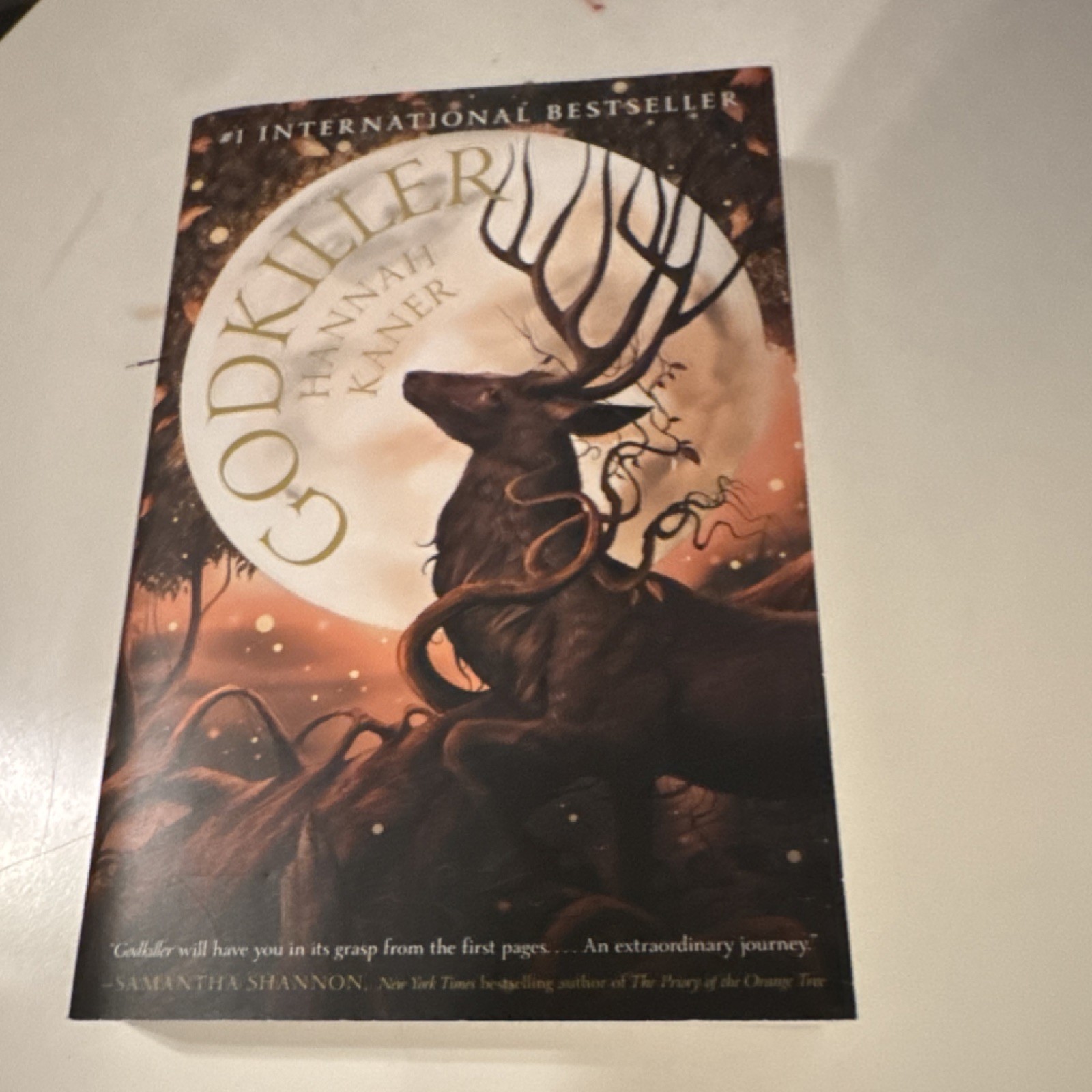 Hannah Kaner Godkiller 2023 Paperback English Fiction Novel Harper Voyager