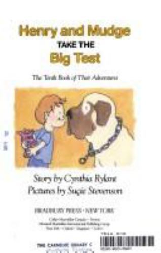 Henry and Mudge Take the Big Test Rylant, Cynthia, Stevenson, Sucie Hardcover U