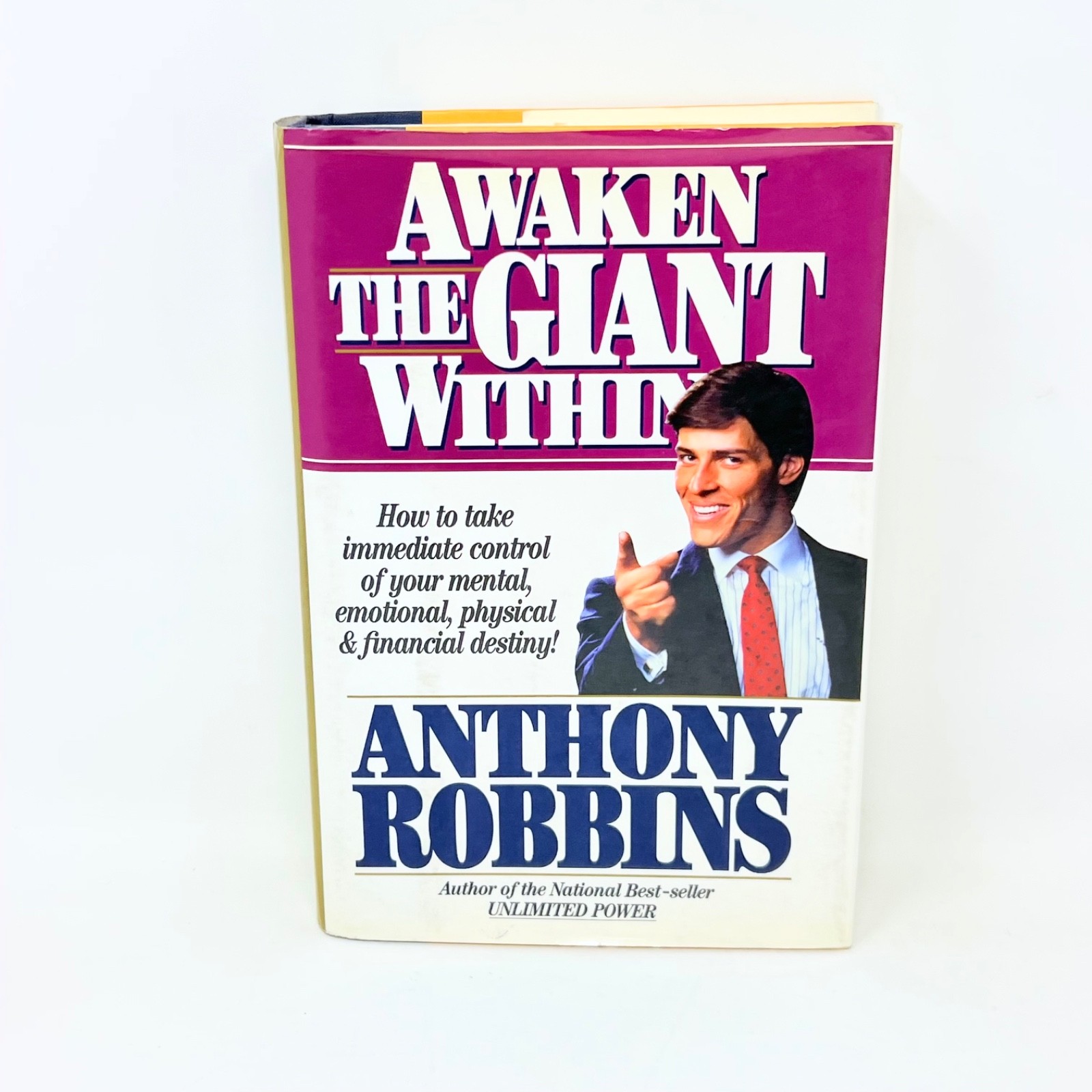 Anthony Robbins Awaken the Giant Within Summit Books HC DJ