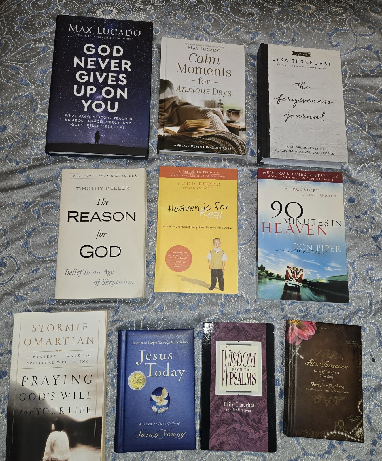 Lot of 10 Christian Religious Spiritual Devotional Books