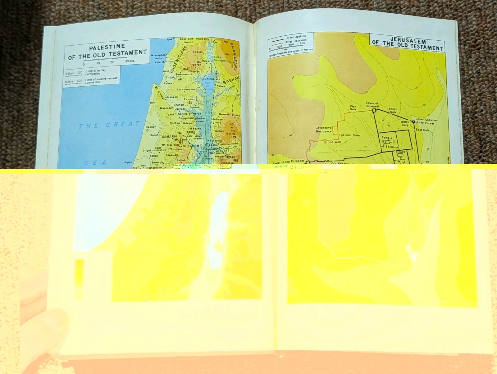 1966 THE JERUSALEM BIBLE w/ Slipcase Red Hardcover Doubleday Edition JRR Tolkien