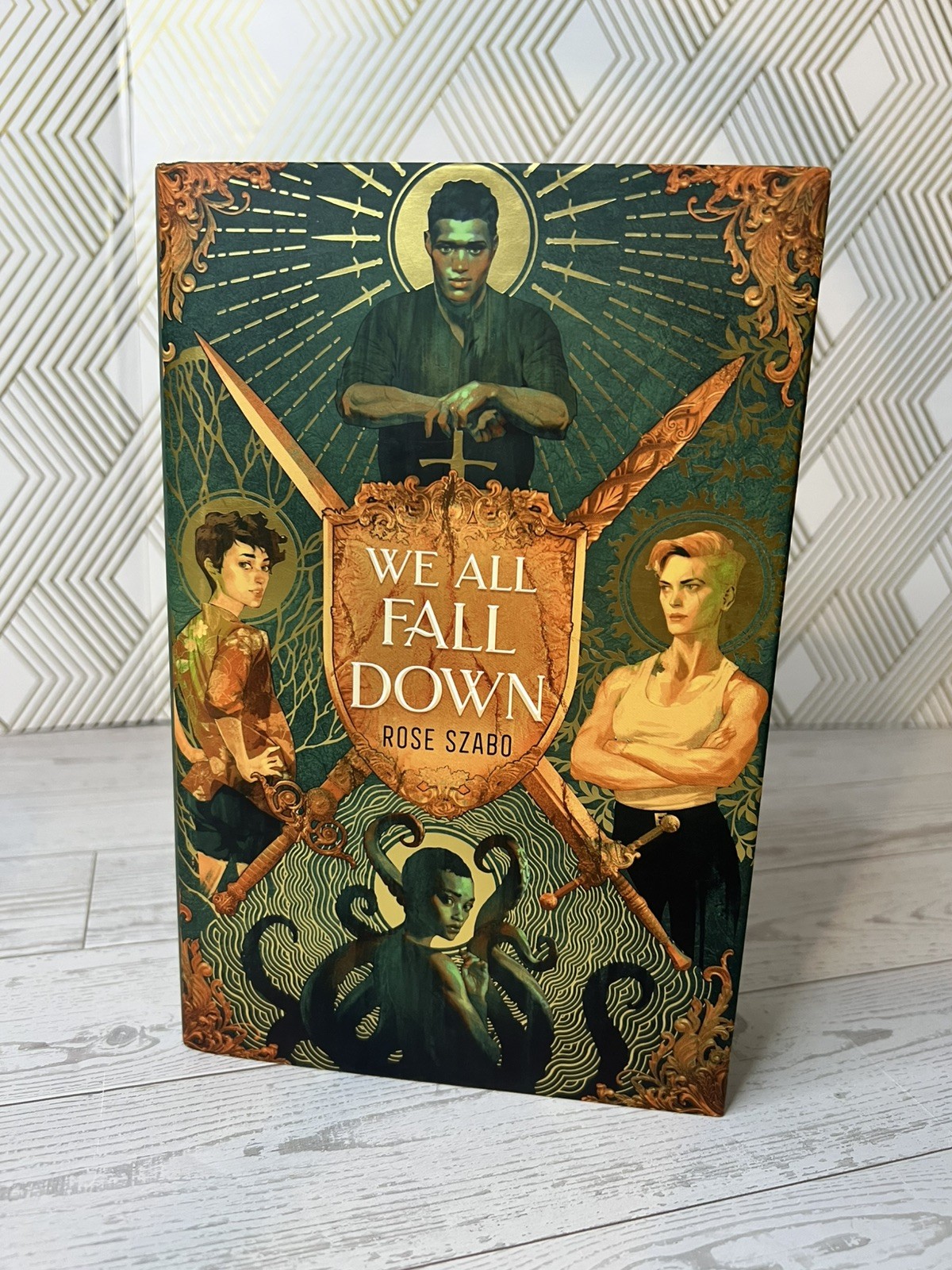We All Fall Down by Rose Szabo with sprayed edges with digital signature