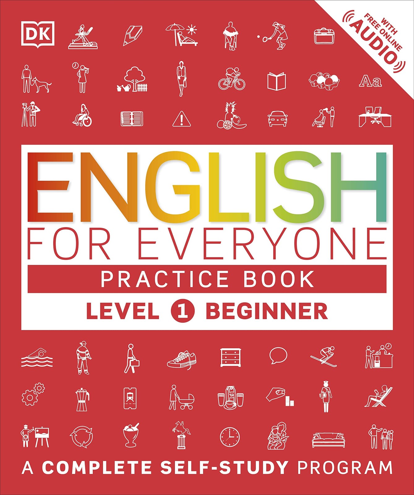 English for Everyone: Level 1 Practice Book – Beginner English: