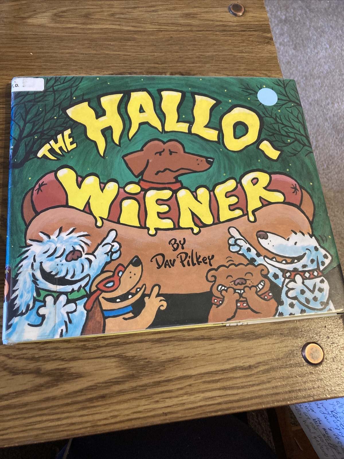 The Hallo-Wiener by Dave Pilkey 1995 Blue Sky Press HC DJ