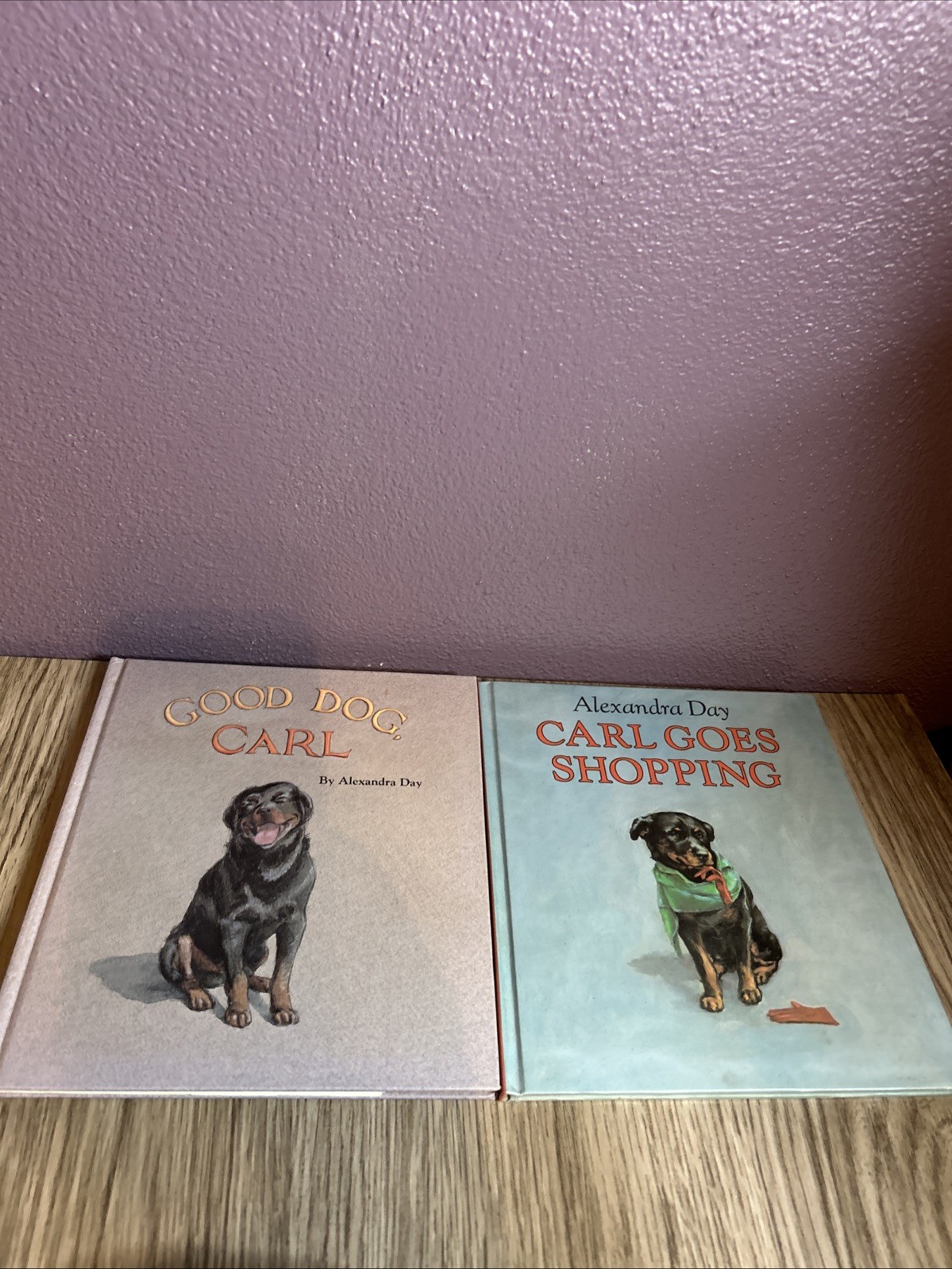 Alexandra Day Good Dog Carl Goes Shopping Book Lot