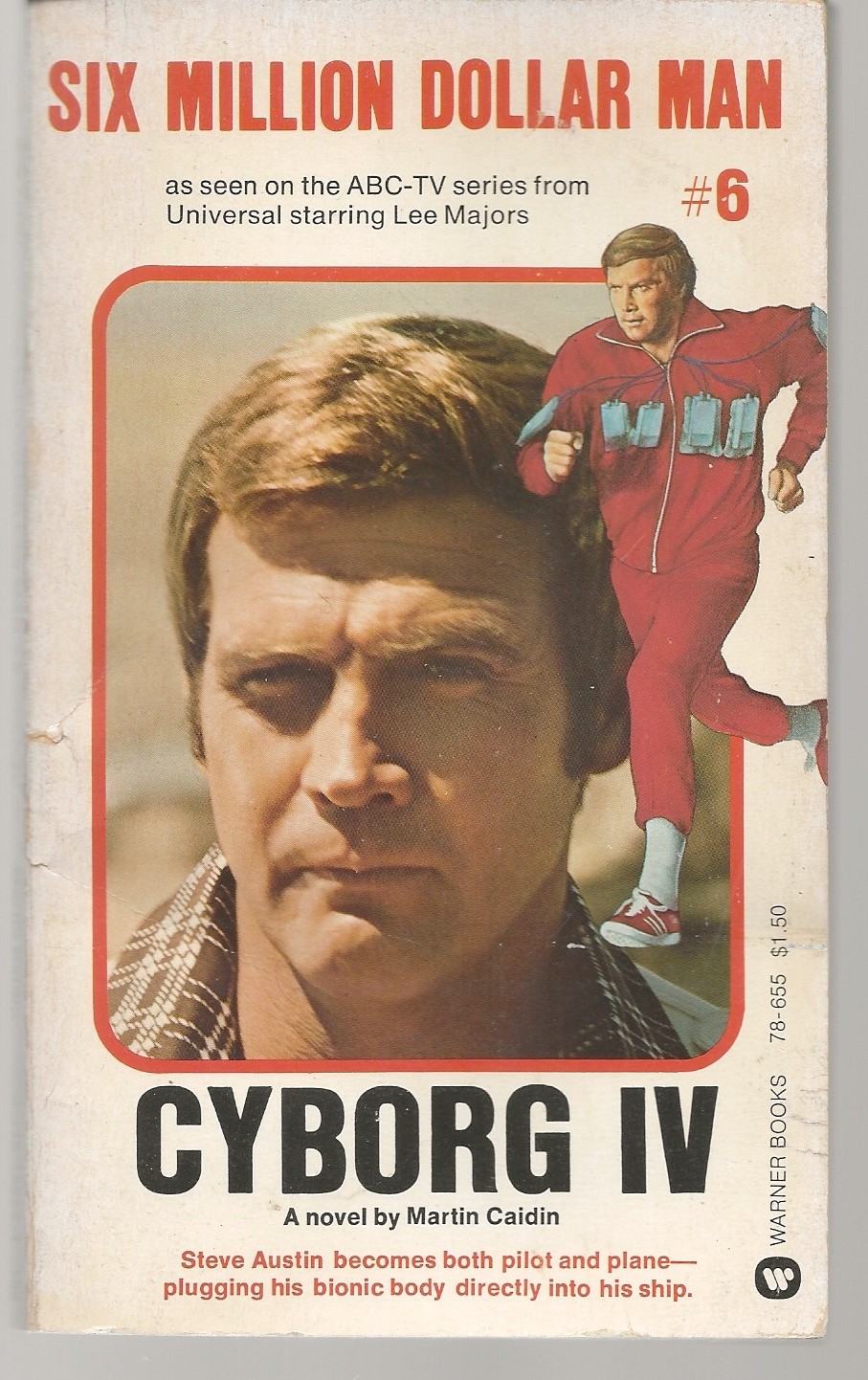 CYBORG IV SIX MILLION DOLLAR MAN MARTIN CAIDIN FIRST PAPERBACK PRINTING 1976