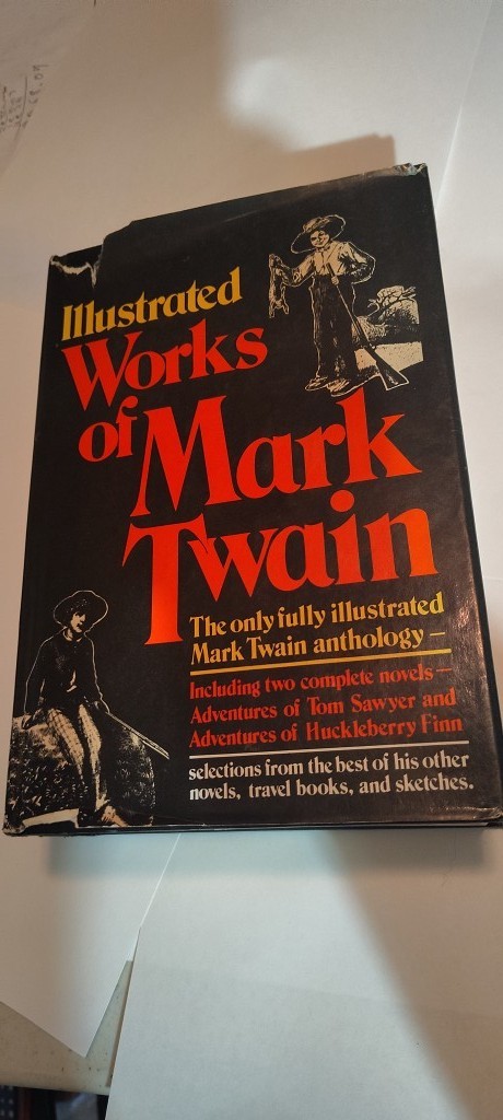 The Illustrated Works of Mark Twain book 1979 fully HC w/ DJ