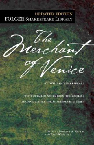 The Merchant of Venice; Folger Shake- 0743477561, paperback, William Shakespeare