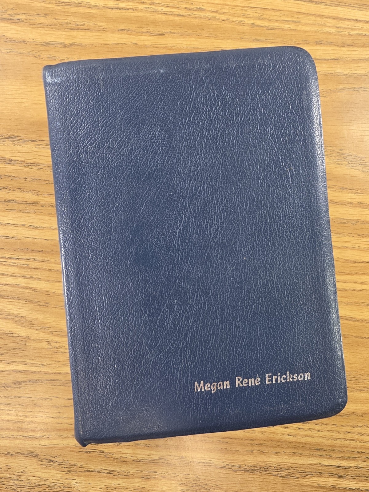 LDS Quad Scriptures Blue 2003 Leather 7-1/2 X 5-1/2” Indexed