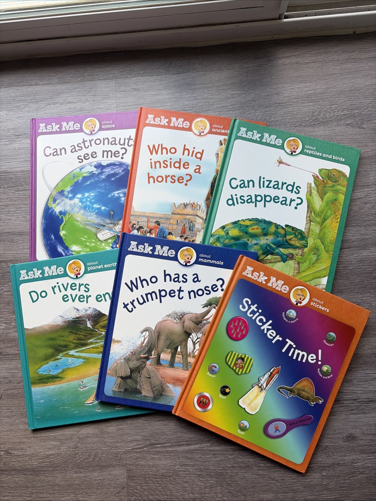 Lot of 6 Southwestern Children’s Hardcover Ask Me Books Educational Science