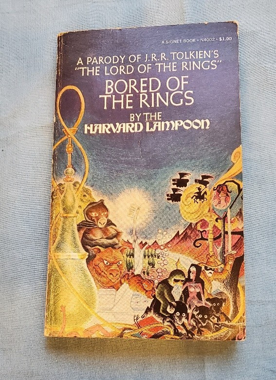 BORED OF THE RINGS by the Harvard Lampoon (1st Edition 1969) LOTR Tolkien Parody