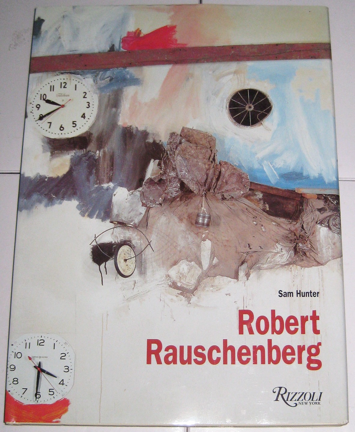 Robert Rauschenberg hardback book, 8.5 in. X 12 in., mint condition