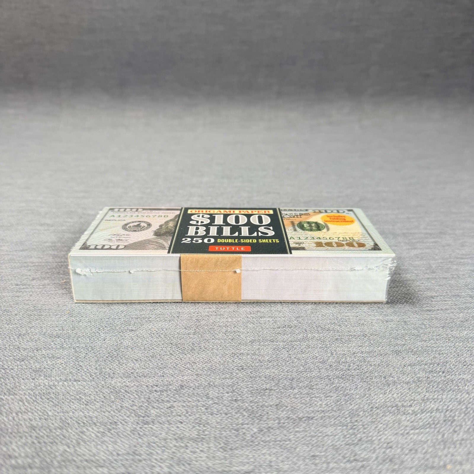 Origami Paper: $100 Bills, 250 Double-Sided Sheets Instructions for 4 Models