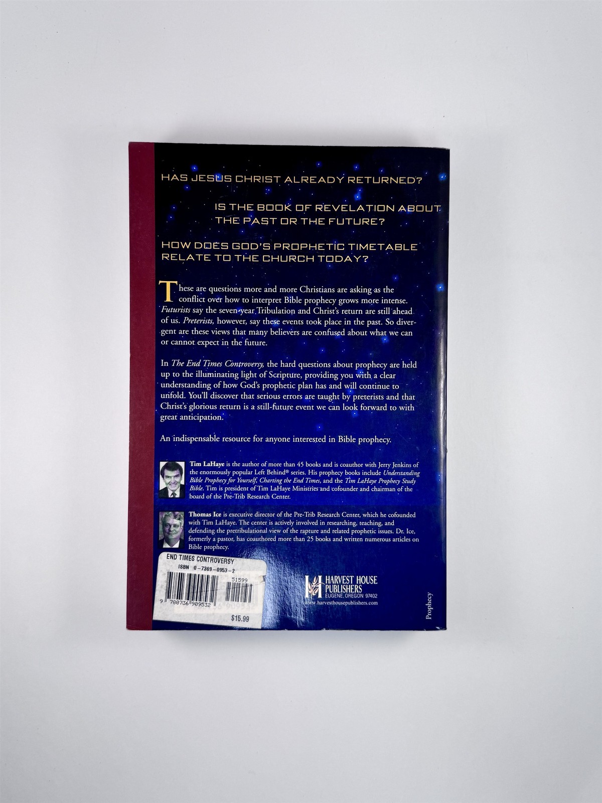 The End Times Controversy Tim LaHaye & Thomas Ice (Paperback, 2003)